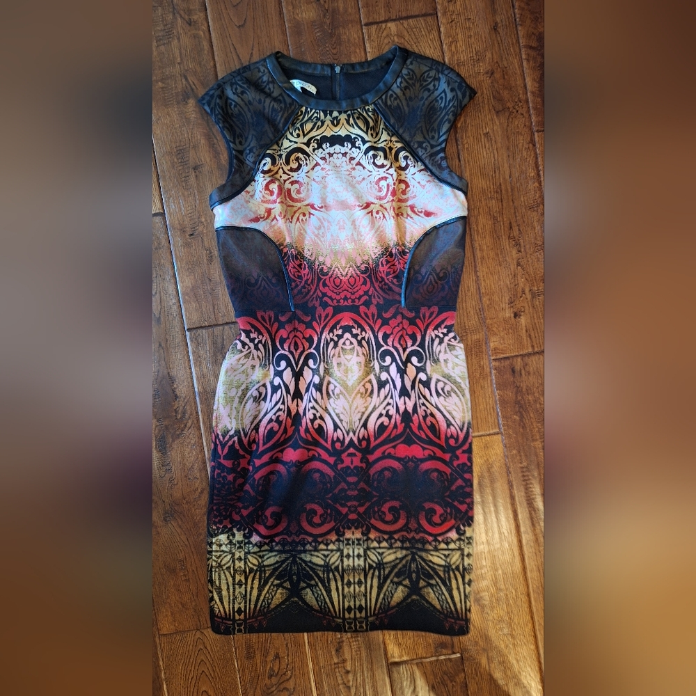 Maggy London Black Bodycon Mini Dress Cocktail